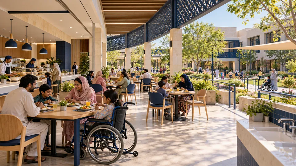 Inclusive family cafeteria — proposed concept