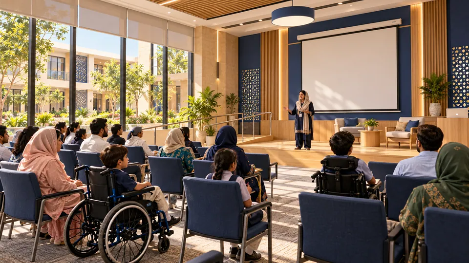 Accessible community & learning hall — proposed concept