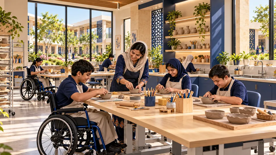 Accessible arts & clay workshop — proposed concept