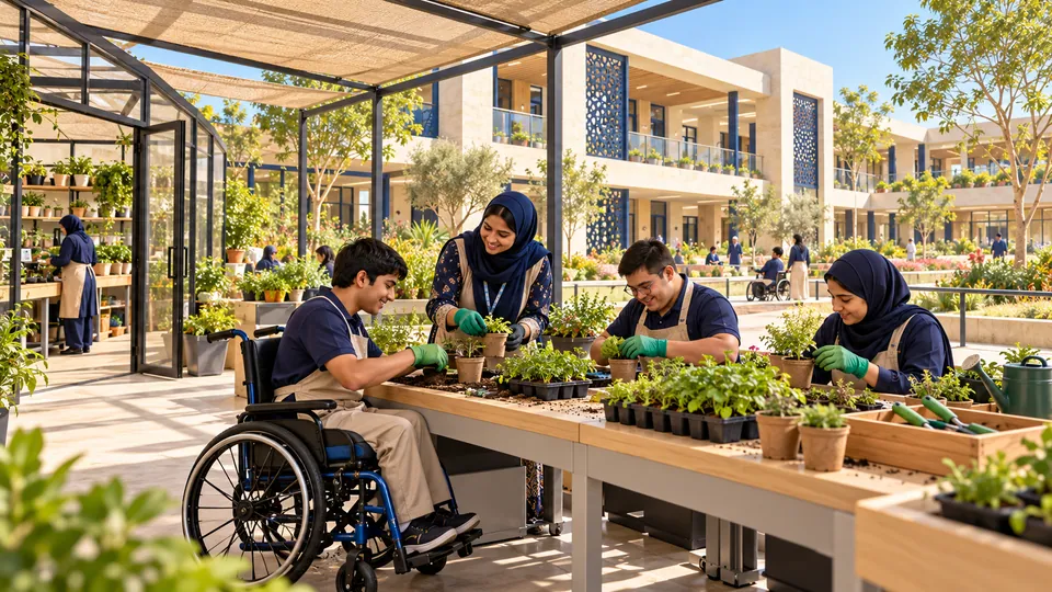 Gardening & plant-care learning greenhouse — proposed concept