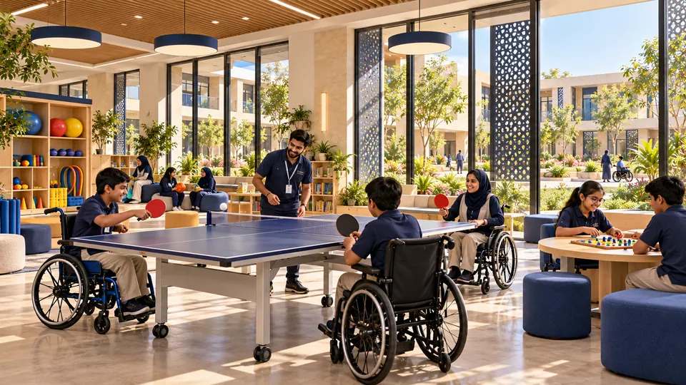 Indoor adapted games & recreation room — proposed concept