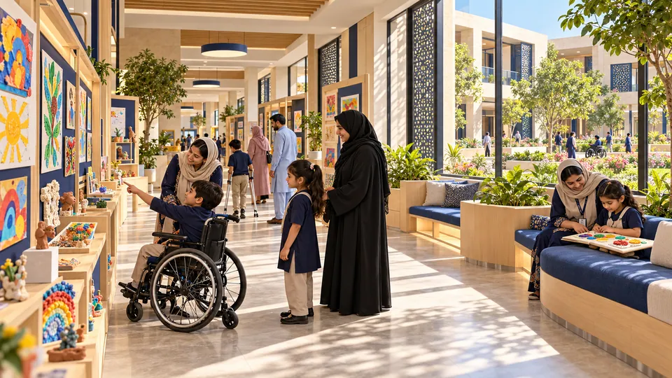 Inclusive learning & creativity exhibition gallery — proposed concept