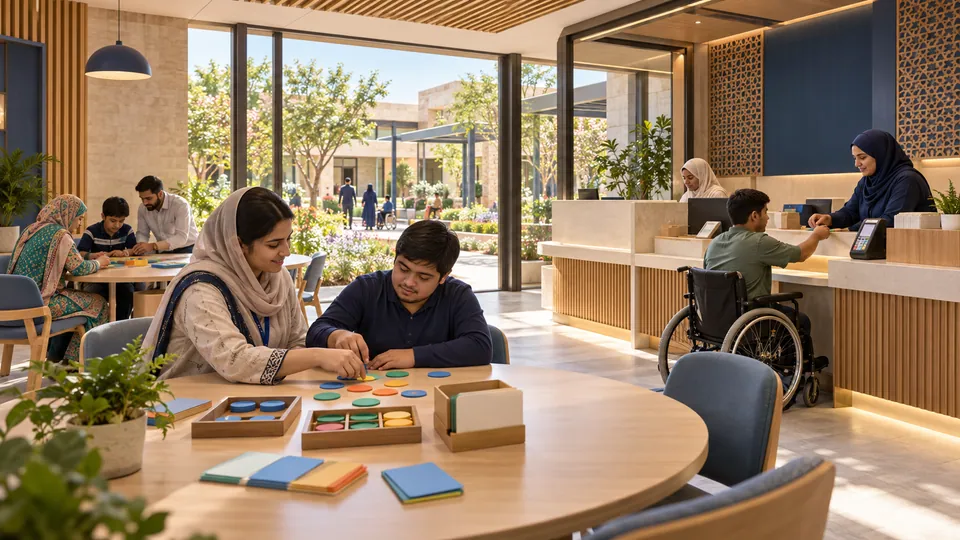 Money skills & accessible banking practice room — proposed concept
