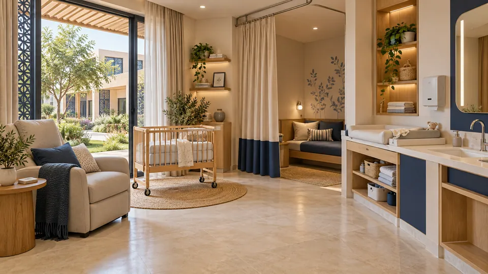 Caregiver & infant-care family room — proposed concept
