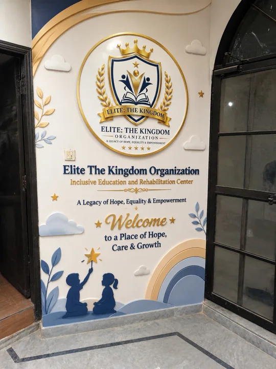 Elite The Kingdom Welcome Wall — Current Facility