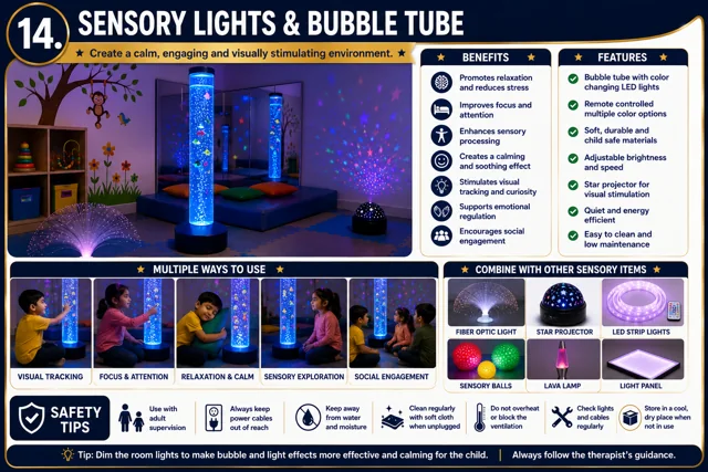 Sensory Lights & Bubble Tube Guide — Current Facility