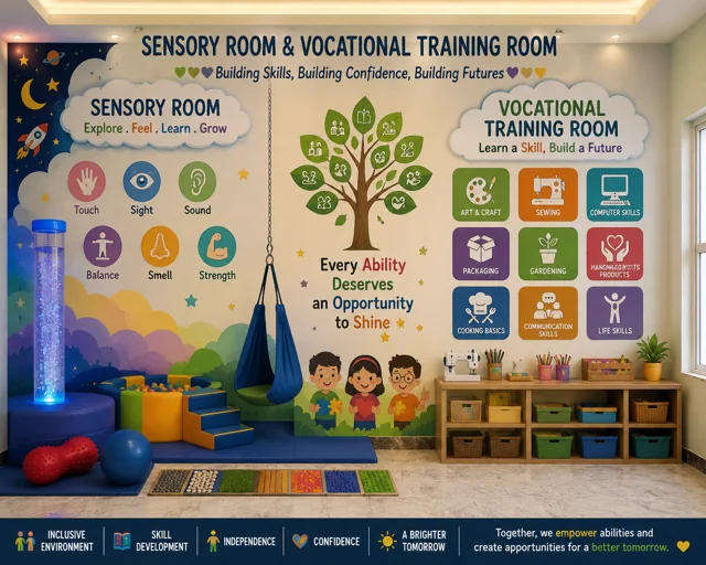 Sensory and Vocational Learning Mural — Current Facility